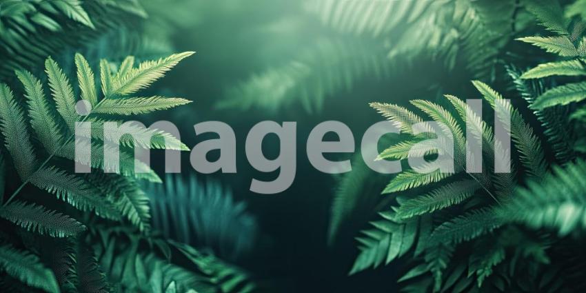 Deep Forest Green with Natural Lighting, Lush Woodland Atmosphere, Vibrant Greenery, Tranquil Nature Background, Serene Landscape