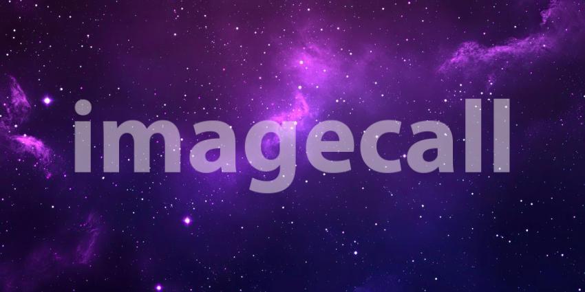 Deep Purple Twilight Sky with Scattered Glowing Stars, Calm Night, Celestial Beauty, Mystical Sky Background