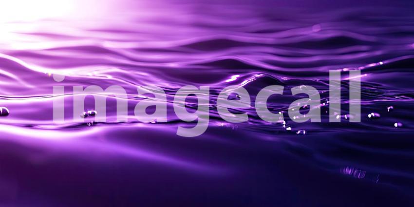 Deep Purple with a Glowing Ripple Effect, Radiant Texture, Mystical Glow, Vibrant Abstract Background