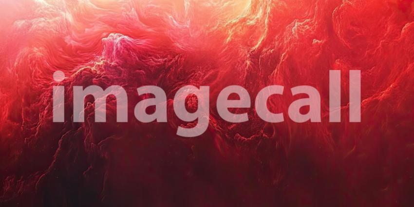 Deep Red with a Silky Glow Effect, Smooth Texture, Luminous Shine, Elegant Abstract Background