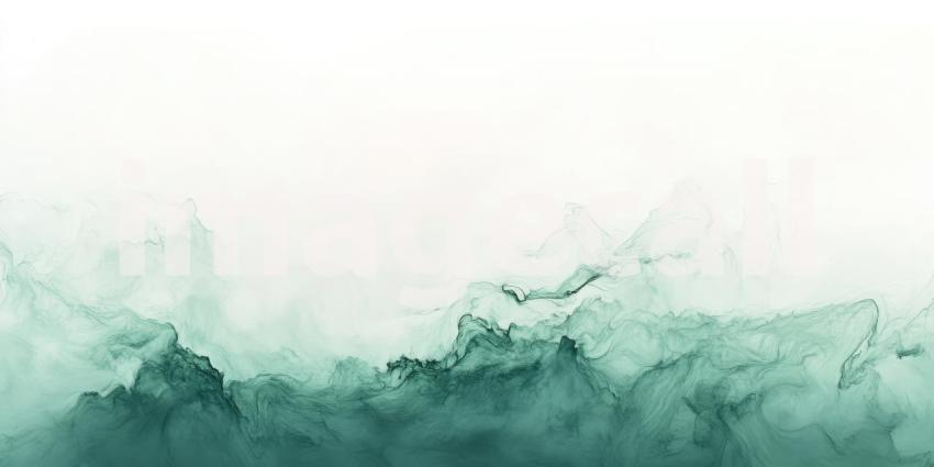 Serene Pastel Green Fading into Soft White, A Gentle Gradient Background