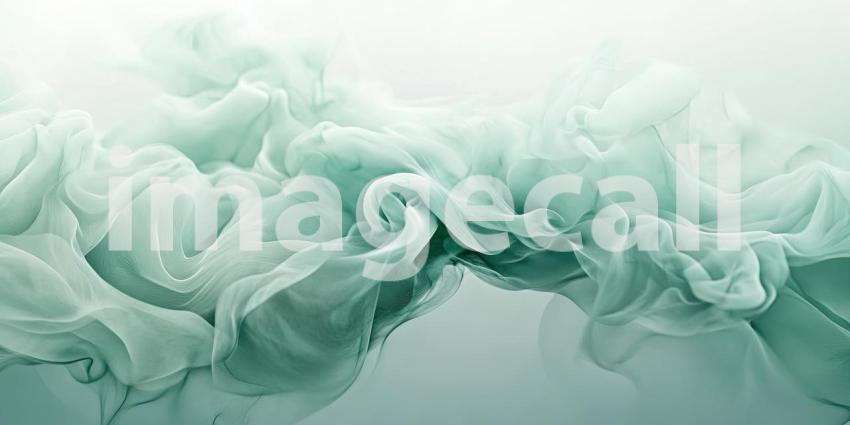 Whispering Mint to Cloud: A Delicate Pastel Green Fading into Pure White Gradient