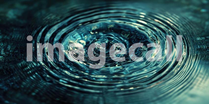 Delicate Hand-Torn Circles Creating a Ripple Effect, Textured Design, Soft Movement Background