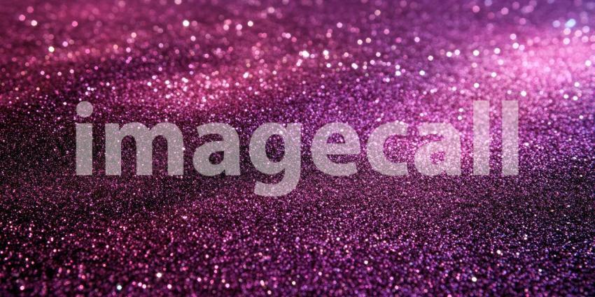 Deep Purple and Pink Cosmic Starfield with Bright Shooting Stars, Glowing Nebula, Mystical Space Background