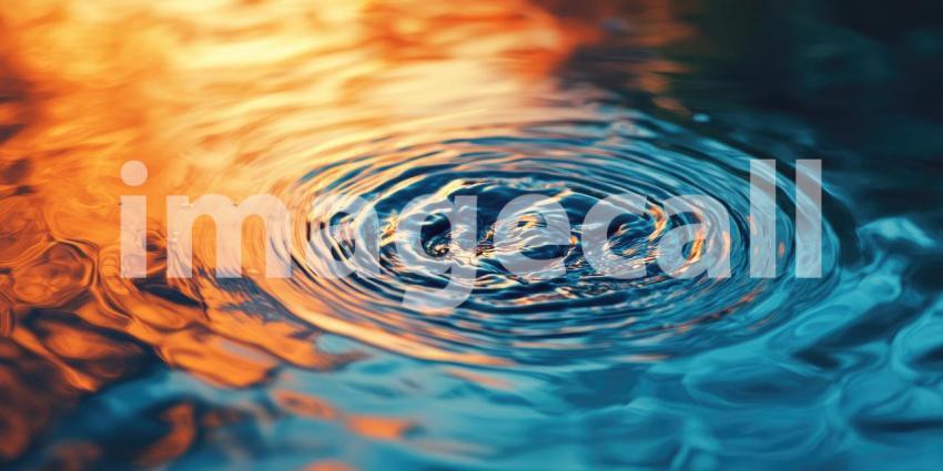 Delicate Hand-Torn Circles Creating a Ripple Effect, Textured Design, Soft Movement Background