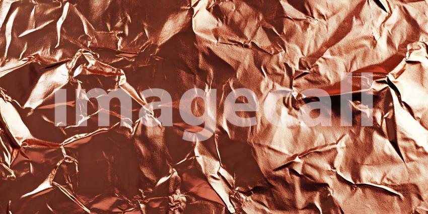 Gleaming Copper Reflections A Study in Texture, Light, and Metallic Folds