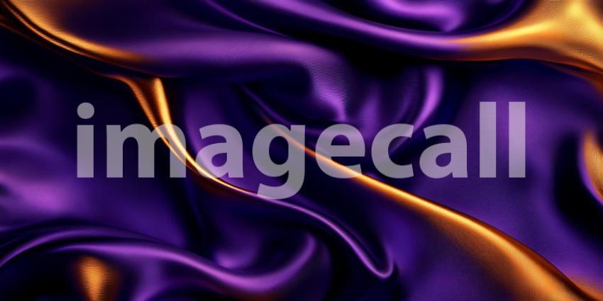 Luxurious Purple Silk Waves: A Dance of Light Shadow, and Fluid Elegance