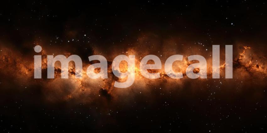 Deep Space Nebula with Glowing Gases, Cosmic Clouds, Stellar Formation, Vibrant Galactic Background