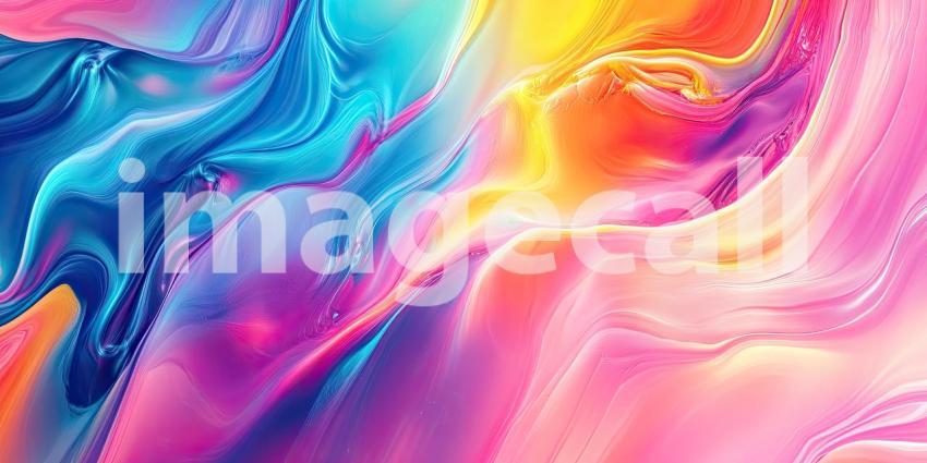 Digital Glitch Effects with Rainbow Distortions, Colorful Pixel Distortion, Vibrant Glitch Art Background