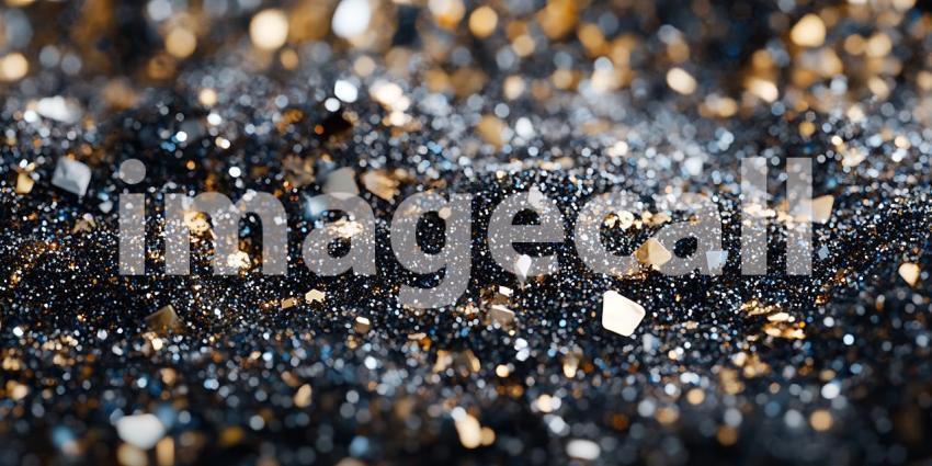 Golden Cascade A Symphony of Molten Metal Industrial Texture and Reflective Light