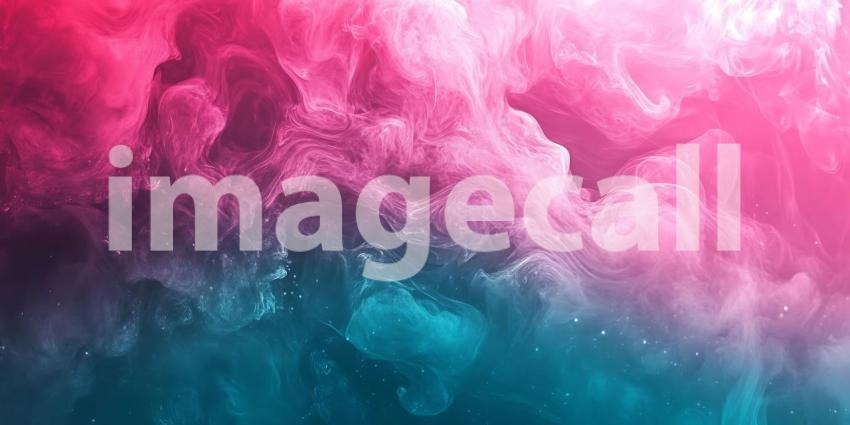 Swirling Symphony of Pink and Blue A Dance of Fluid Forms and Vibrant Hues