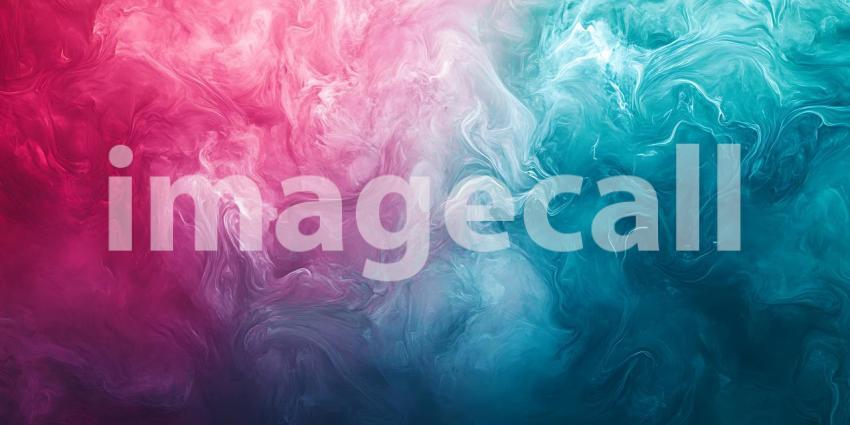 Swirling Symphony of Pink and Blue A Dance of Fluid Forms and Vibrant Hues