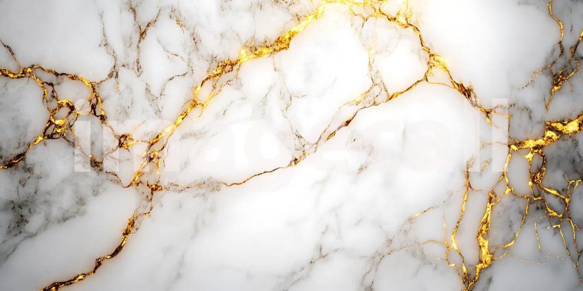 Golden Veins Crackle Across a Dark Surface Revealing Hidden Light and Ancient Earthly Power