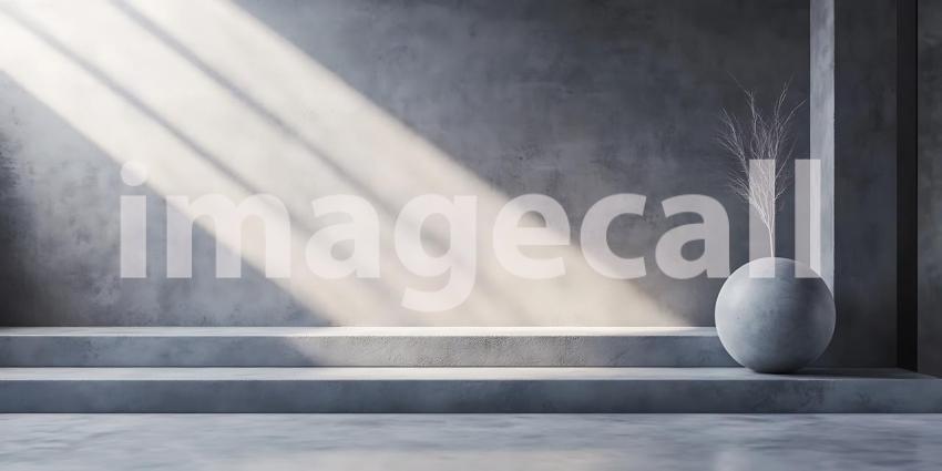 A Serene Buddha Statue Meditates in a Minimalist Space Where Peace and Tranquility Gently Reside