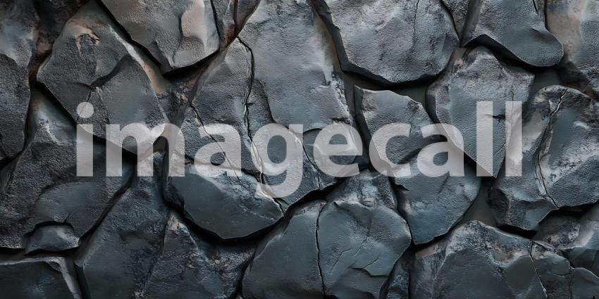 Rough Grey Stones Form a Natural Mosaic Where Time's Slow Hand Carves Patterns of Ancient Beauty