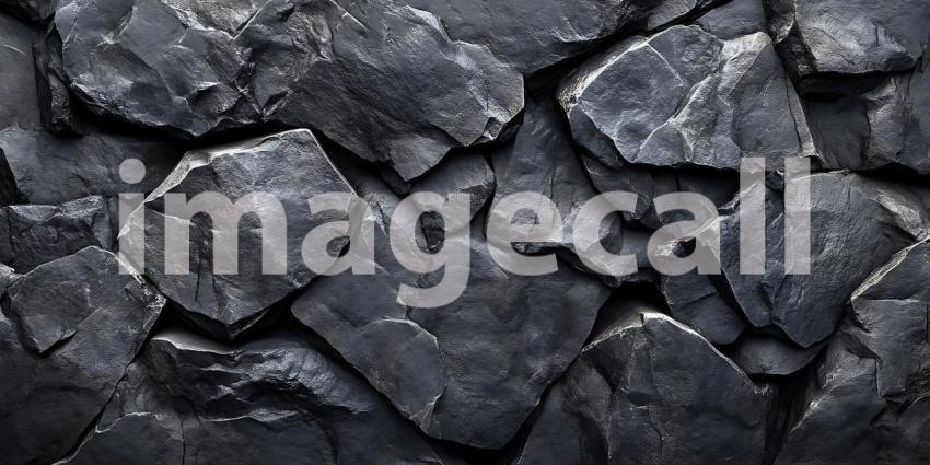 Rough Grey Stones Form a Natural Mosaic Where Time's Slow Hand Carves Patterns of Ancient Beauty