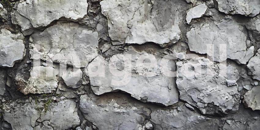 Rough Grey Stones Form a Natural Mosaic Where Time's Slow Hand Carves Patterns of Ancient Beauty