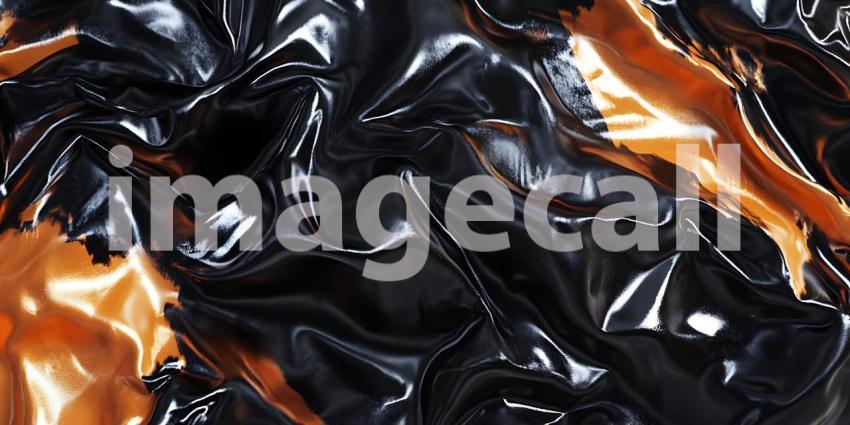 Black Liquid Gold A Dance of Light and Shadow Where Darkness Embraces a Glimmering Heart