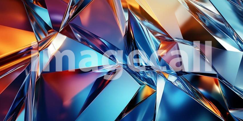 Sharp Edges of Crinkled Silver Foil Reflect Light in a Mosaic of Metallic Shards