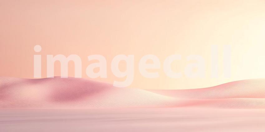 Gentle Pink Sands Form a Dreamlike Landscape Under a Soft and Ethereal Light