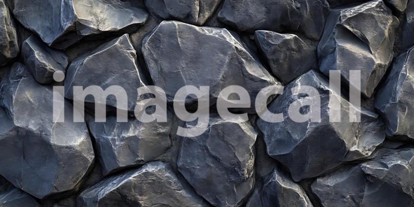 Rough Grey Rocks Form a Natural Mosaic Where Times Slow Hand Carves Ancient Beauty