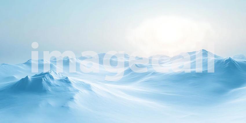 Gentle Blue Light Embraces a Modern Room Creating a Serene and Peaceful Atmosphere