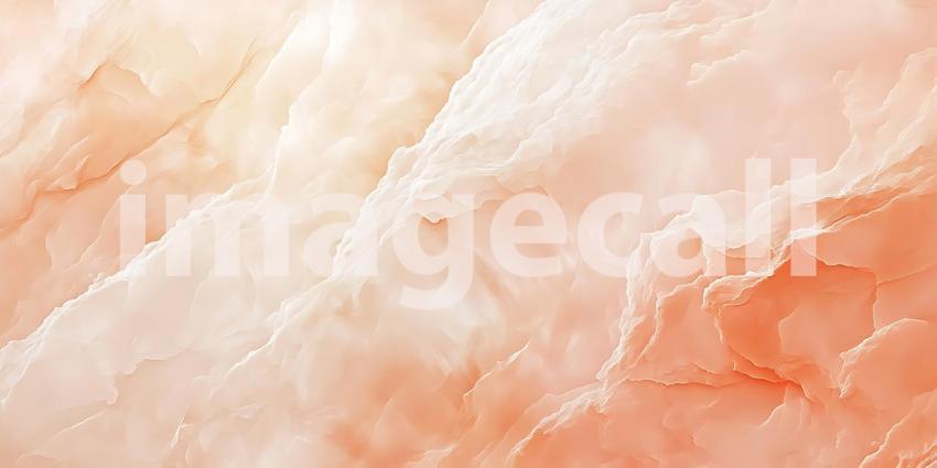Soft Waves of Pale Peach Fabric Flow Gently Creating a Subtle and Elegant Abstract Form
