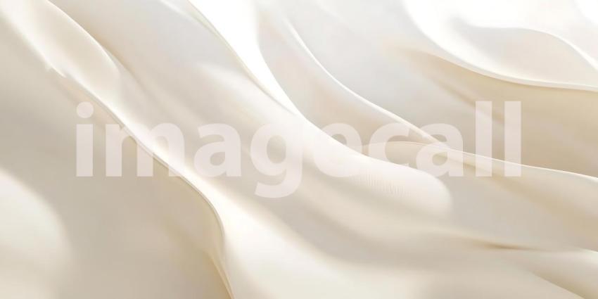 Soft White Hills Rise and Fall in Gentle Curves a Landscape of Pure and Silent Form