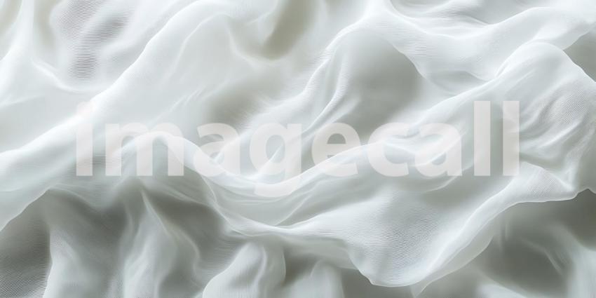 Soft White Peaks Rise and Fall in Gentle Curves a Dreamy and Ethereal Landscape