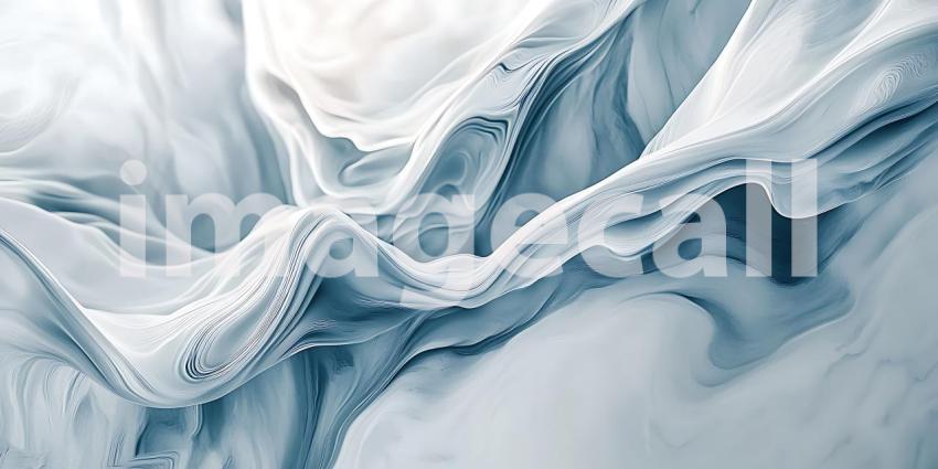 Swirls of Black Ink Dance Across a White Canvas Creating an Elegant Abstract Design