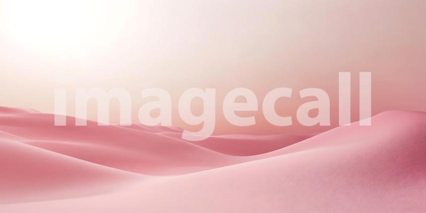 Gentle Pink Sands Form a Dreamlike Landscape Under a Soft and Ethereal Light
