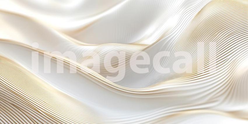 Subtle White Lines Flow Over Gentle Curves Accented with Warm Golden Light Creating a Dynamic Texture