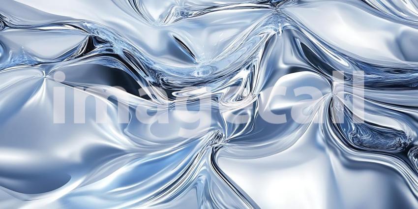 Stunning Abstract Blue Silk Texture: High-Resolution Background