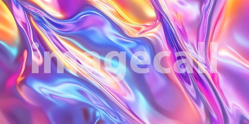 Vibrant Iridescent Background: Abstract Texture Image