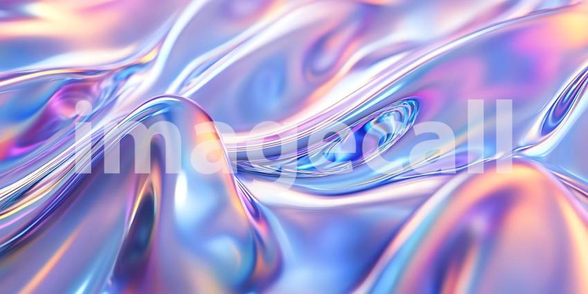 Holographic Iridescent Background: Abstract Texture