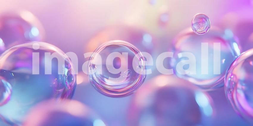 Pastel Bubbles: Abstract Backgrounds and Textures