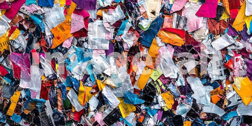 Colorful Fabric Scraps: A Vibrant Texture Background