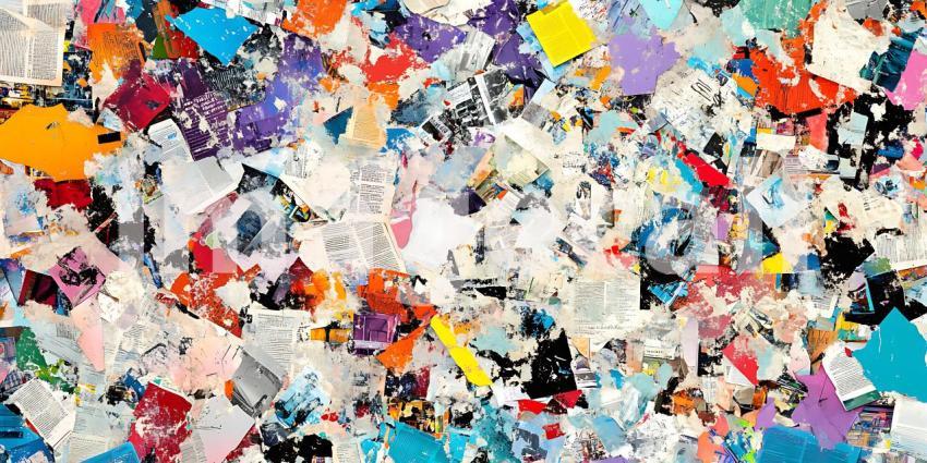 Colorful Abstract Art Background: Vibrant Texture Image