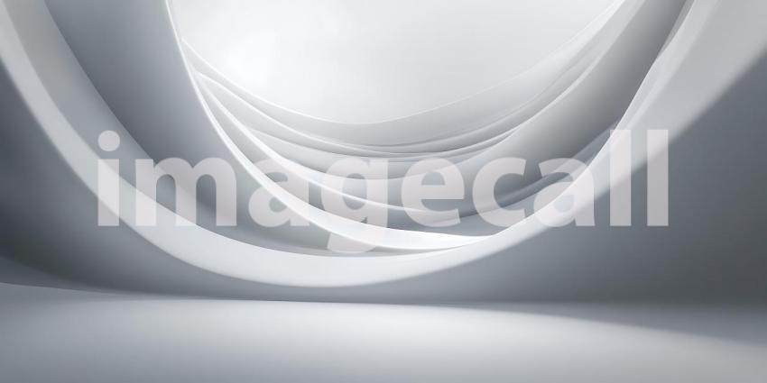 Subtle Grey Waves Undulate Gently Creating a Smooth and Minimalist Abstract Background