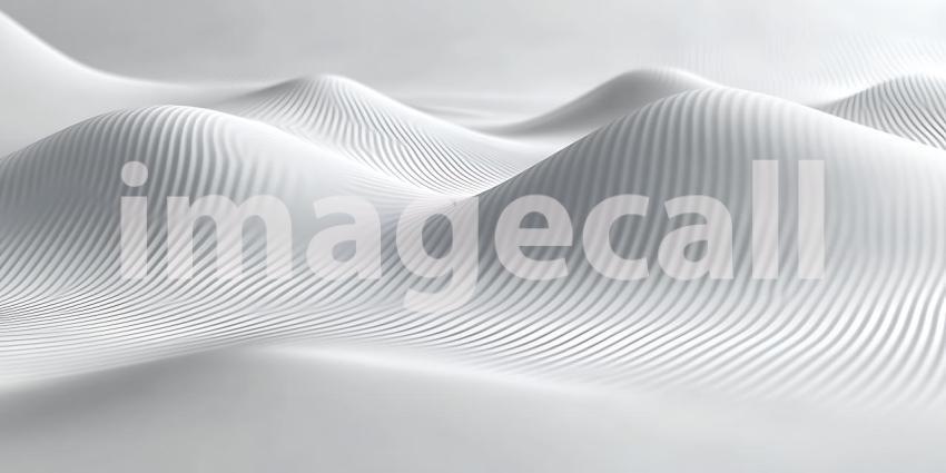 Subtle Grey Waves Undulate Gently Creating a Smooth and Minimalist Abstract Background