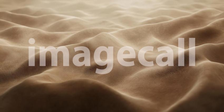 Soft Waves of Rich Brown Fabric Flow Gently Creating a Luxurious and Smooth Texture