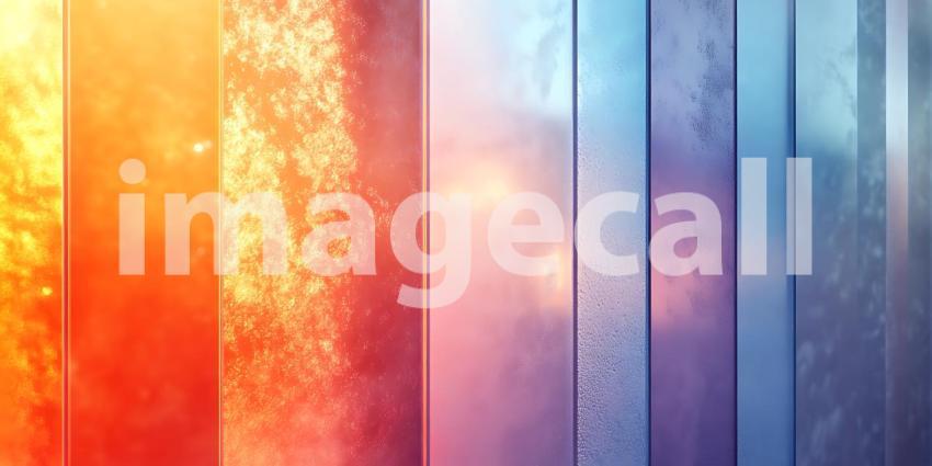 Vibrant Rainbow Color Stripes Background: Abstract Texture Image