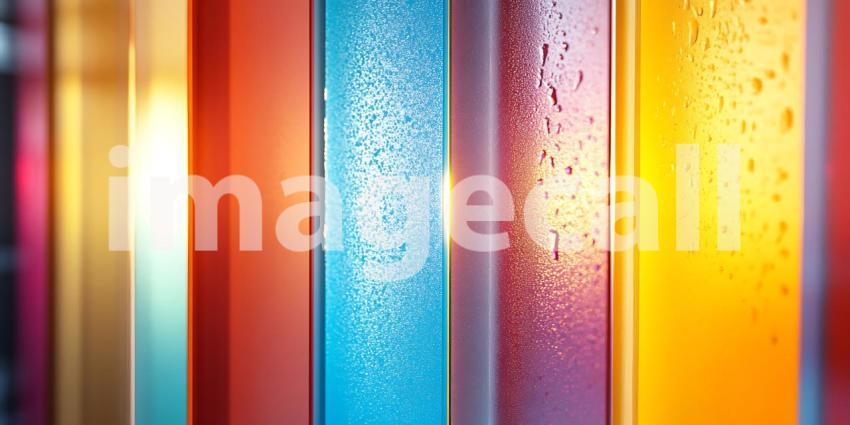 Vibrant Colorful Stripes Background Texture