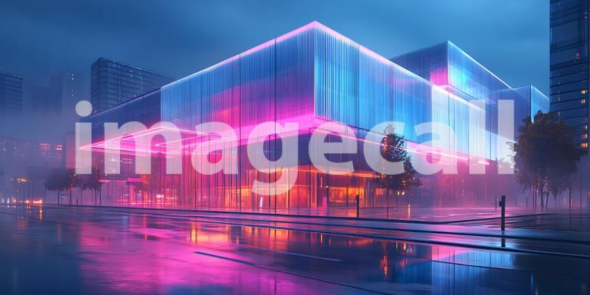 Neon City Nights: Rainy Cyberpunk Wallpaper