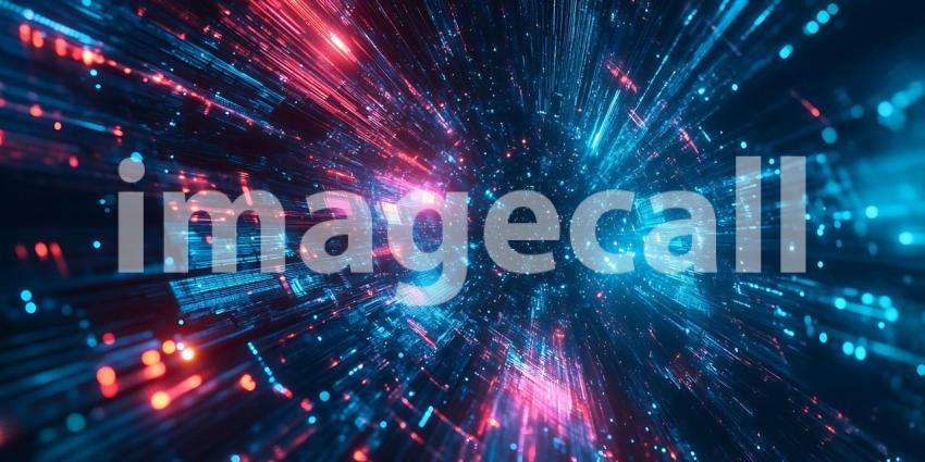 Stunning Abstract Nebula Background: Pink, Blue, and Red Cosmic