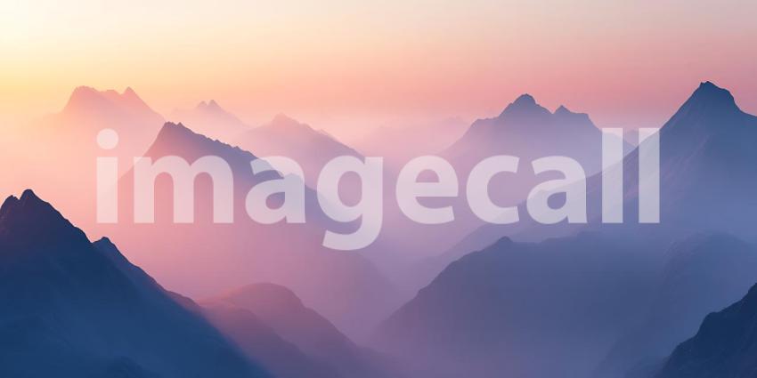 Misty Mountains Sunrise: Scenic Landscape Photography