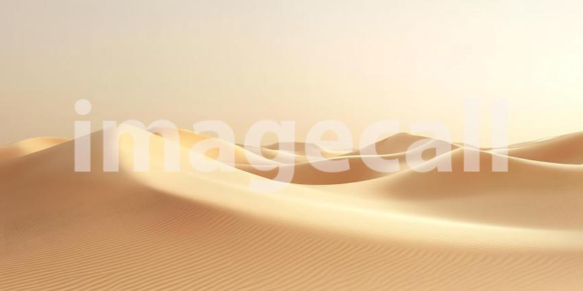 Sweeping Sands Kiss a Gentle Sky Where Nature's Sculpted Beauty Lies in Silent Harmony