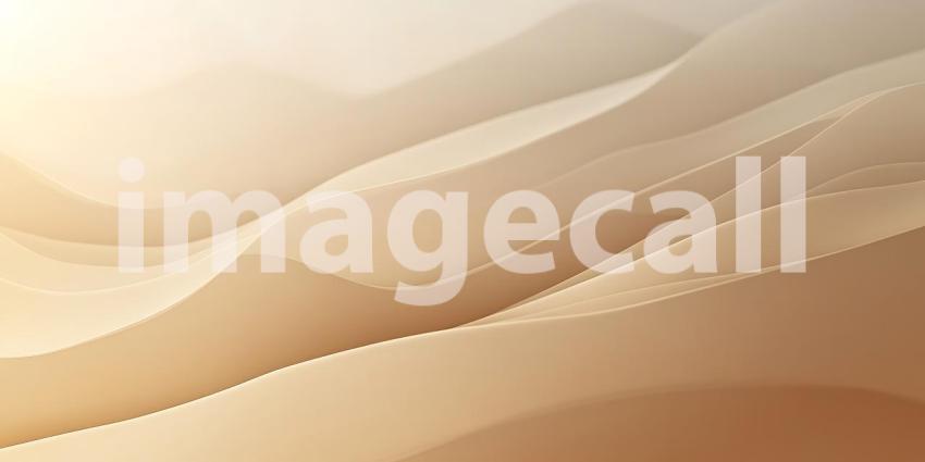 Soft Folds of Pale Beige Fabric Cascade Gently Creating a Subtle and Elegant Abstract Form