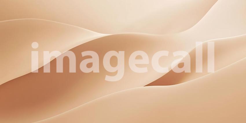 Soft Folds of Pale Beige Fabric Cascade Gently Creating a Subtle and Elegant Abstract Form