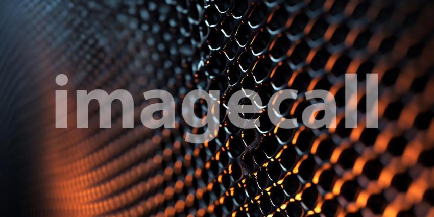 Abstract Dark Metal Grid Texture